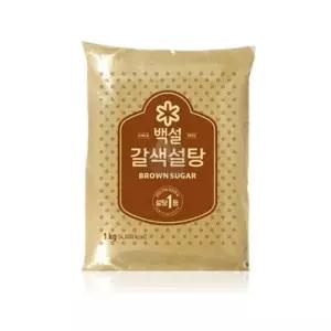 [하프클럽/알티피아]백설 갈색설탕 1kg X 16개