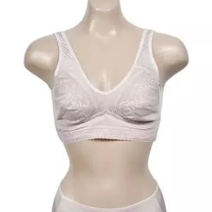 끌로떼 인견소재 플라워 레이스 스포츠 노와이어 브라 (WFH2IE6)