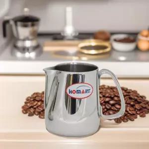 홈아트 이탈리안 스팀피쳐 0.8L 밀크저그 라떼아트 스팀피처 바리스타 우유 카페 매장용