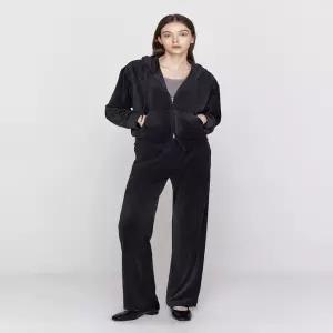 지오다노츄리닝 벨벳 일자 트레이닝바지 여자운동복바지 415524