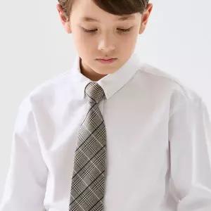 [보리보리/코디주니어]주니어 브라운 체크 넥타이_CNTUZ92ZCH