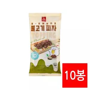 한맥푸드 냉동 트러플 불고기피자 매점빵 138g 10봉 풀토핑 단체간식
