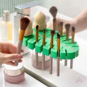 브러쉬거치대 화장붓 솔 분리 보관대 WF404D3