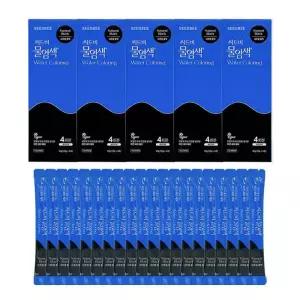 씨드비 물염색 시즌2 프리미엄 새치 커버 염색약 내추럴 블랙 20회분