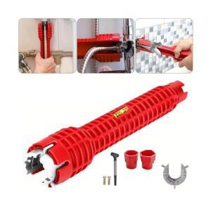 핸셀 욕실 주방 싱크대 세면대 수전 배관 교체 멀티다용도 멀티 렌치 8in1