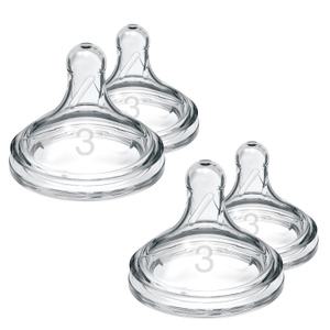 닥터브라운 옵션스플러스 와이드 젖꼭지 실속세트 3단계(4P)_벌크