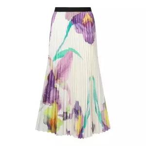 [미니멈에브리데이][미니멈 에브리데이]플라워 밴딩 플리츠 스커트 (EB2WH003D)