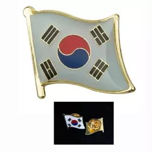 미니 태극기 뱃지 기념 행사 브로치 선물 장식