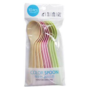[기타]주방식기 그린 스푼 일회용숟가락세트 국물수저세트 플라스틱수