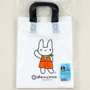 단추끈 손잡이 봉투 A4 50매손잡이비닐가방 선물포장비닐백 쇼핑백 비닐가