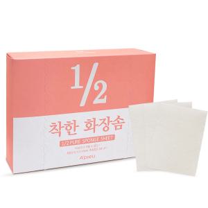 어퓨 1/2 착한 화장솜 120매 한개