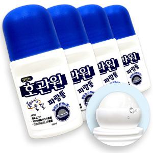 바르는 호관원 파랑통 쿨겔 100ml X4개 스포츠 겔 마사지 크림 물 파스 근육 통 볼 타입 스틱 형