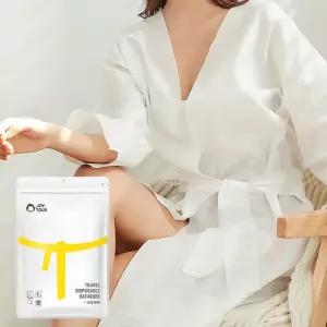 여행용 휴대용 일회용 샤워가운 목욕가운 M12945