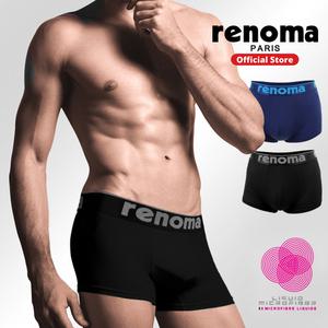 레노마 남성 플러시 드로즈 2매세트 #4 (네이비,블랙)