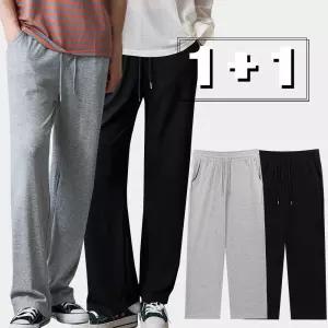 [2장세트] 남여공용 프레쉬 골지 밴딩 팬츠 2컬러 3사이즈 U25LP201 간절기 코듀로이 쿨링