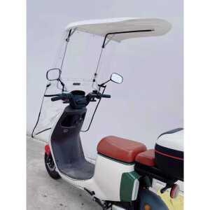 스쿠터 캐노피 오토바이 우비 접이식 윈드스크린