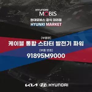 [현대모비스]케이블 통합 스타터 발전기 파워 (91895M9000) 현대모비스부품몰
