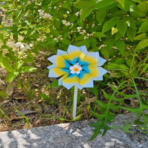 꽃 바람개비(1) 종이접기패키지 만들기