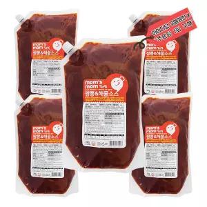 맘스맘 짬뽕앤해물 양념소스 2키로 5개/소스공방 짬뽕탕소스 2키로 5개