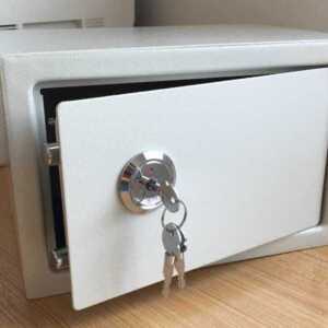 미니금고 소형 이중잠금 개인금고 현금 돈통 저금통 지폐투입