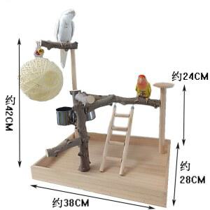 조류 애완조 키우기 단일 하우스 그네 앵무새놀이터 케 1 잉꼬 02 디럭스