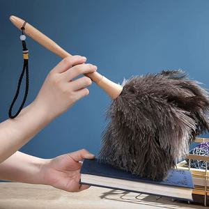 타조털먼지털이 타조털이개 옛날먼지털이개