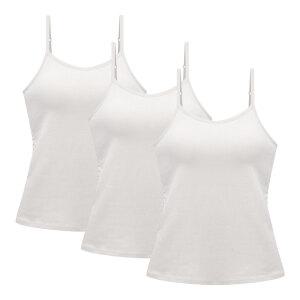 순면 캡내장 브라탑나시 3P 일체형패드 캡 끈나시