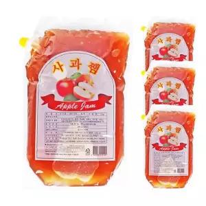 부국 사과잼 5kg-파우치 한박스 (5kg x 3ea)