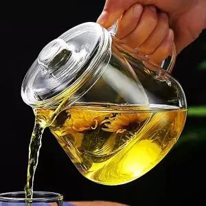 내열유리 차포트 850ml 심플 찻주전자 녹차 미니 (WFHEY3Z)