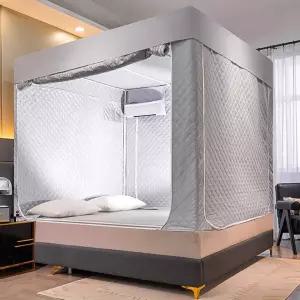 방한텐트 난방 텐트 2인용 실내 사각난방 보온 수면