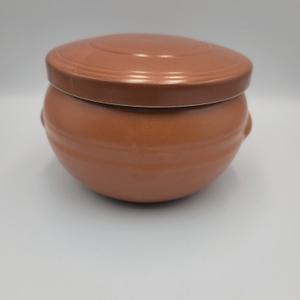 황토색 반찬 보관 항아리 단지 김치 뚜껑 보관용기 국내산 도자기 그릇