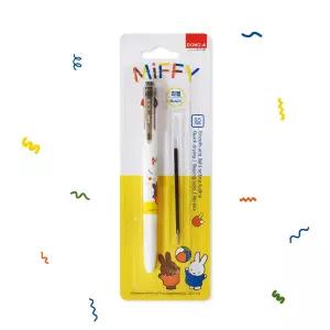 MIFFY 미피 3색 멀티펜 +리필 세트 D3-20  0.5
