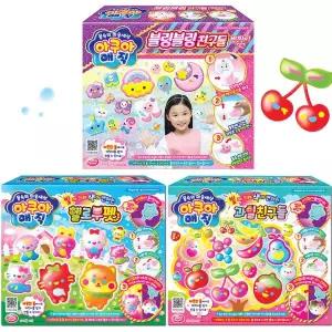[보리보리/베스트키즈]아쿠아매직 블링블링친구들 헬로우펫 색변환 과일친구들 매직물감