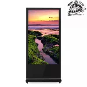 마운트존 생명을 살리는 가게 삼성 65인치 블랙 4K 사이니지QB스탠드모니터 PC방식 QBS4KBPCT65