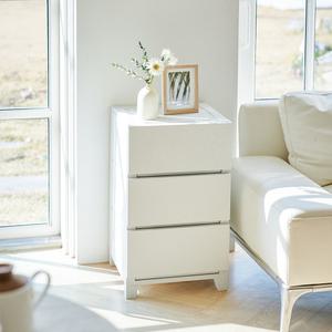 국내제작 캔버스 3단 플라스틱 서랍장 침실 옷 서랍정리함 다용도 수납함