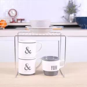 스텐 정리 수납랙(대) 싱크대 상부장 하부장 주방 정리 공간활용 선반 스테인레스