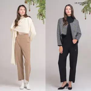 이상봉에디션 25FW 코쿤 밴딩 폰테 팬츠 1종