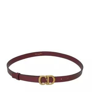 [중고명품] 85 버건디 새들 벨트