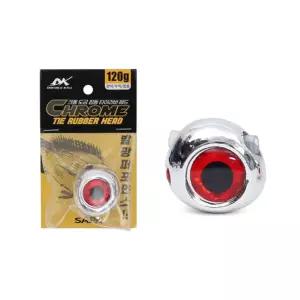 (120G) 더블킬 크롬 도금 타이라바 헤드 참돔 낚시/미끼/바다/우럭/파츠/광어/감성돔/측광/대구/고급/갈치