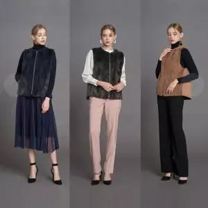 [진도모피][최초가 350,000원]진도 Klever 집업 콤비 베스트 (K4W1MV01_)