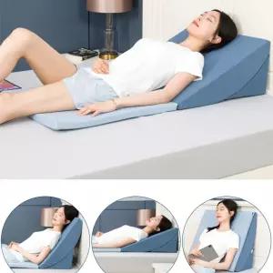 등받이 매트리스 침대헤드 등받이쿠션 허리쿠션 삼각 대형 베게