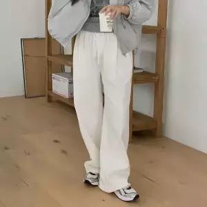 [코코블랑] 자드 뒷절개 와이드 밴딩팬츠(숏,미들,롱)