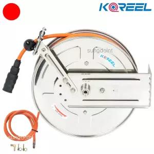 국산 KOREEL 스텐 자동 에어릴 800N SUS (내경/8mm 외경/12mm) 에어호스릴
