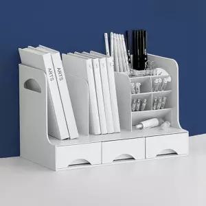 올인원 데스크테리어 오거나이저 서랍 책꽂이 연필꽂이/서류/정리/책상/수납장/책상위/책보관함/책꽃이/이