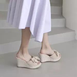 [잭앤질]잭앤질 큐티리본 웨지샌들(JB1Z452)