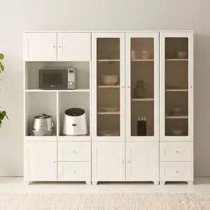 나무뜰 메이 2000 키큰 장식장 모듈 렌지대 세트 JNF070C (착불)