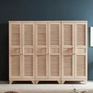 나무뜰 웰 편백나무 2400 원목 장롱 FMF162C (착불)