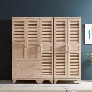 나무뜰 웰 편백나무 2000 원목 장롱 FMF160C (착불)