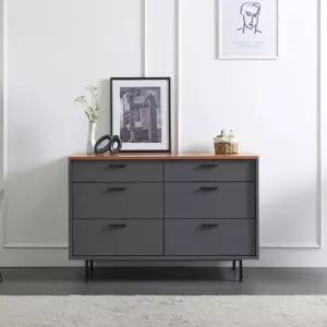 나무뜰 하츠 와이드 서랍장 1200 THF007C (착불)