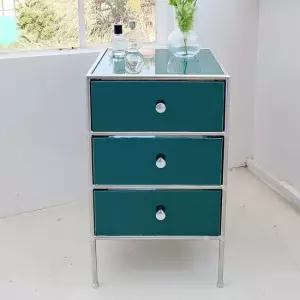 비아2 모듈가구 시스템 UV HNS 3단 서랍장 SWL203C (착불)